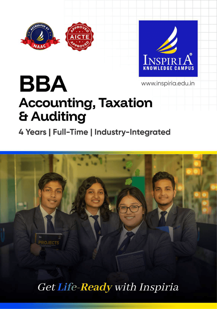 BBA Accountancy, Taxation & Auditing programme brochure