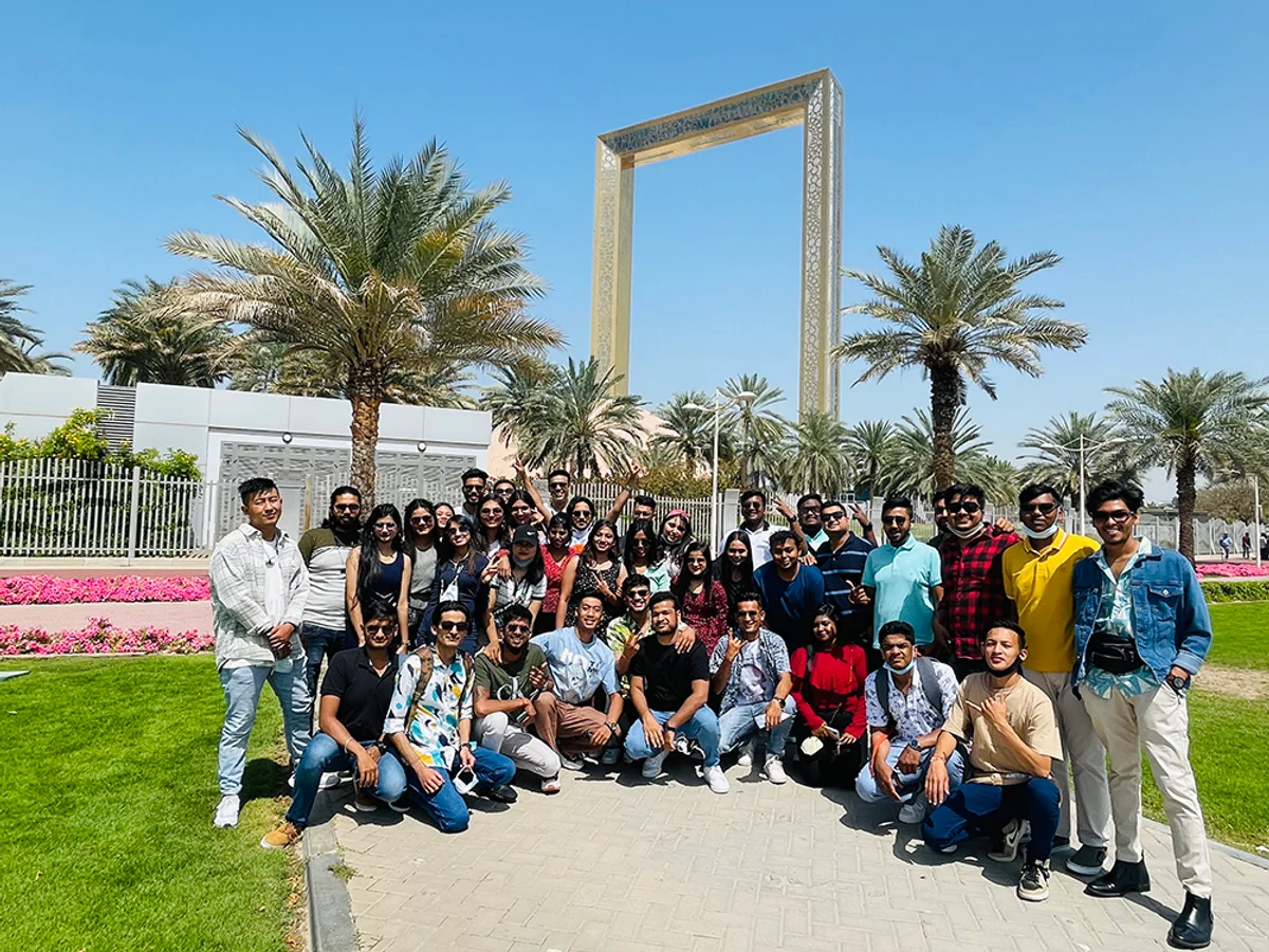 Inspiria Global Business students on the international study tour