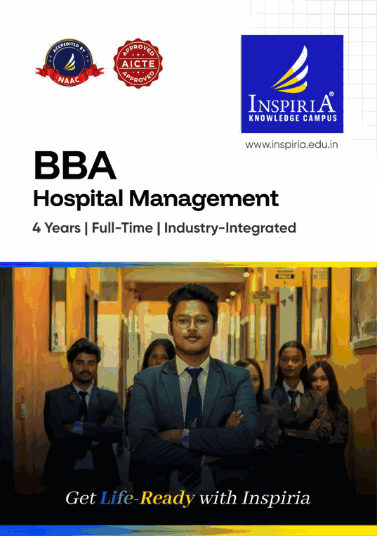 BBA Hospital Management programme brochure