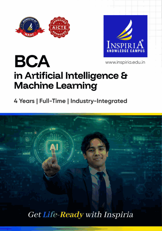 BCA in AI & ML programme brochure