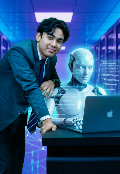 BCA in AI & ML students at Inspiria