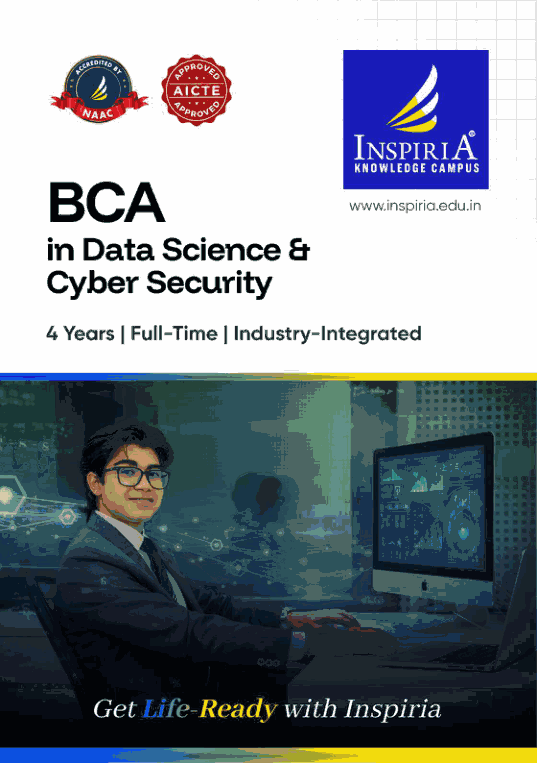 BCA in Data Science & Cyber Security programme brochure