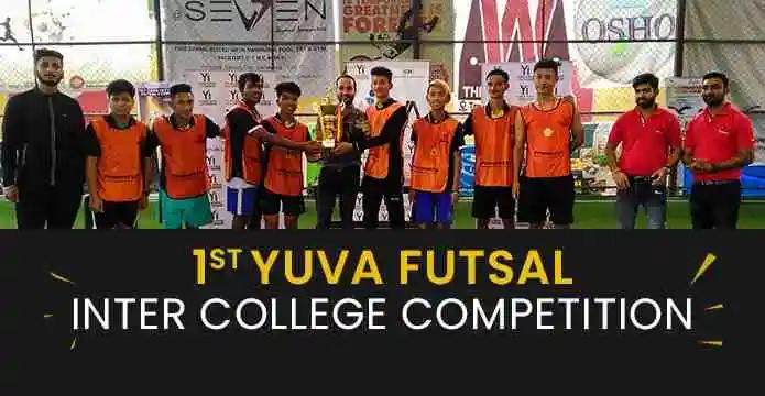 Inspirians Grabbed The Runners-Up Trophy Of 1st Yuva Futsal Inter-College Competition 2019