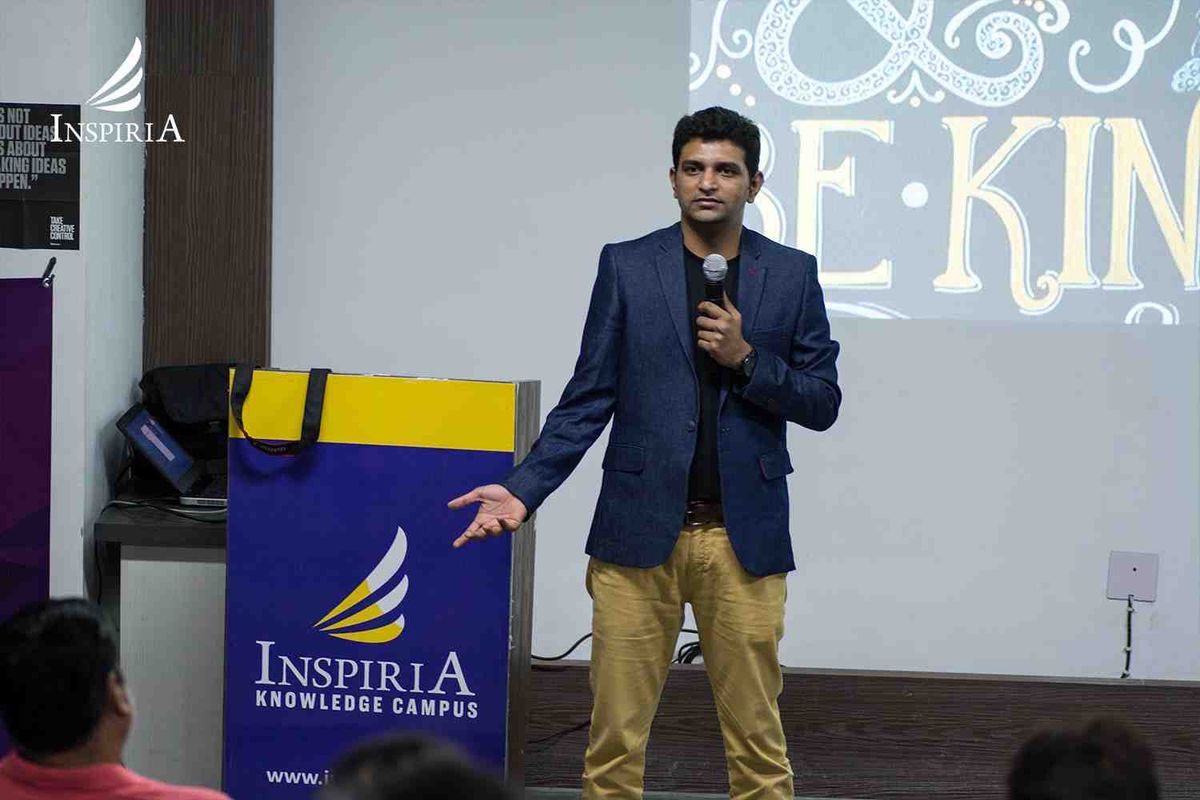 Mr. Aashish Solanki on Design Lessons at Inspiria