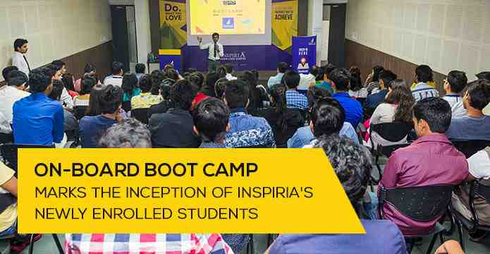 On-Board Bootcamp marks the inception of Inspiria’s newly enrolled students