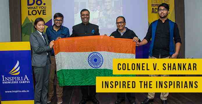 Colonel V. Shankar- inspired the Inspirians