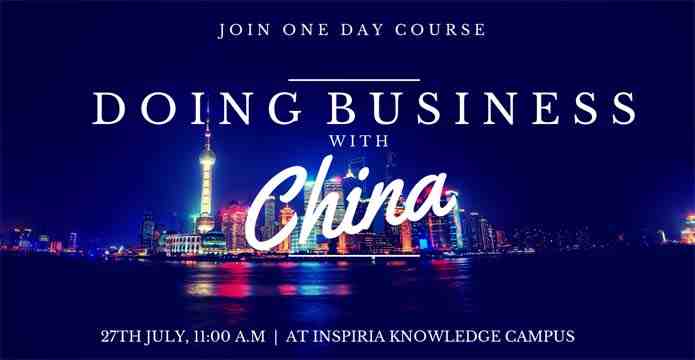 Doing Business with China, Inspiria, Siliguri - 2nd Session