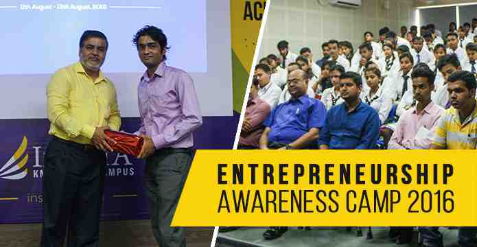 Entreprneurship Awareness Camp 2016 at Inspiria