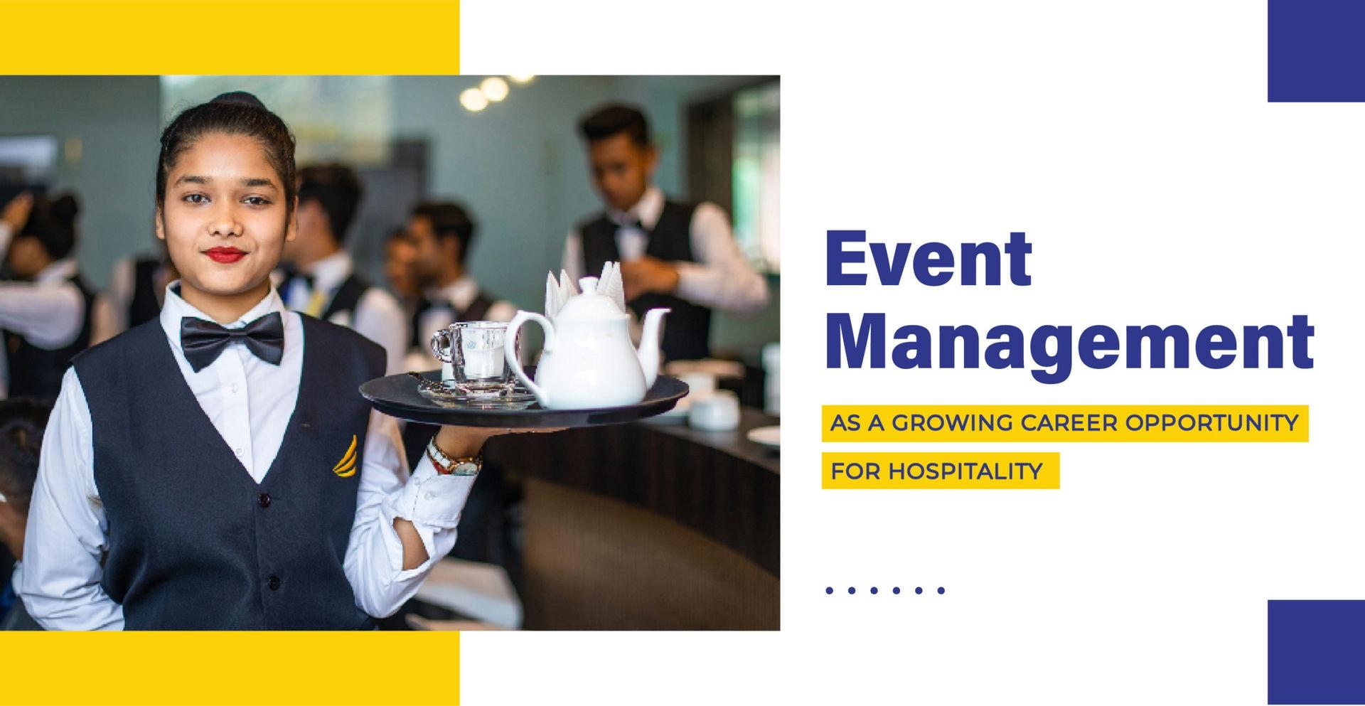 E-Session on “Event Management as a Growing Career Opportunity For Hospitality