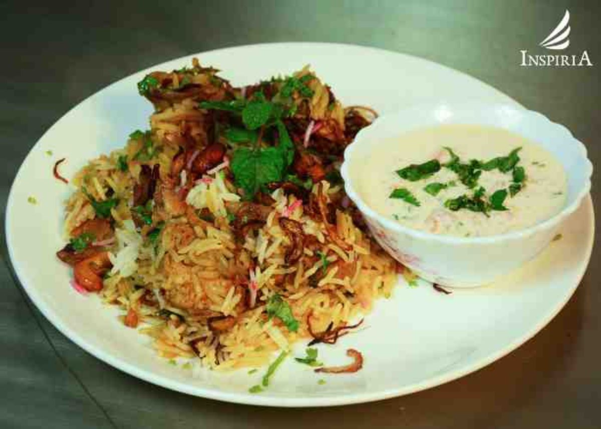 Dum Murgh Biryani at inspiria