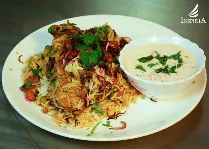 Dum Murgh Biryani at inspiria