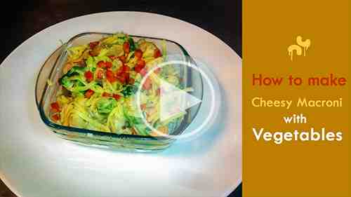 How to Make Cheesy Macaroni with Vegetables