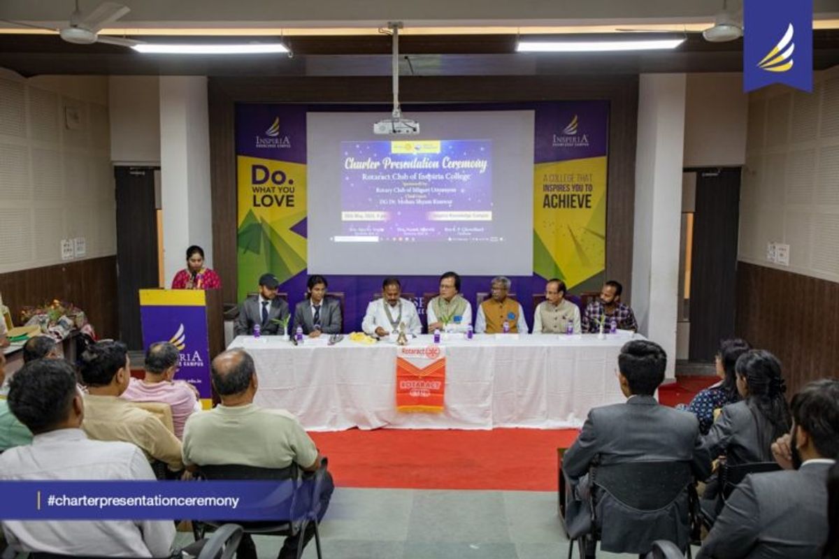 Inauguration Ceremony - Rotaract Club of Inspiria Knowledge Campus - 1