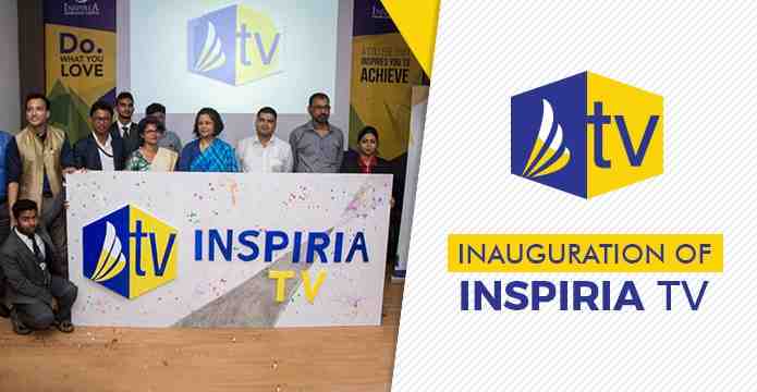 Inauguration of “Inspiria TV” – an exclusive Audio visual platform for media aspirants