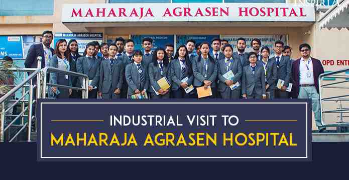 Industrial visit first year BBA HM students to Maharaja Agrasen Hospital, Fulbari