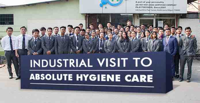 INDUSTRIAL VISIT TO ABSOLUTE HYGIENE CARE