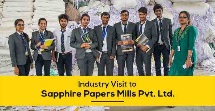 Industry Visit to Sapphire Papers Mills Pvt. Ltd. on 1st March, 2017