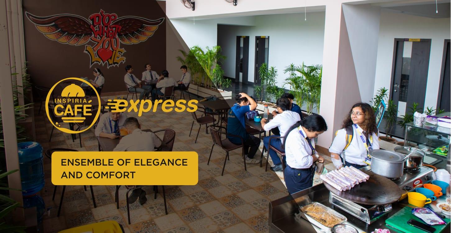Inspiria Cafe Express: Our newly opened cafe offers relaxing respite