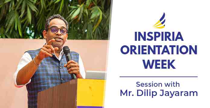 Inspiria Orientation Week 2019 - Farsighted and Captivating Session With Industry Catalyst & Visionary