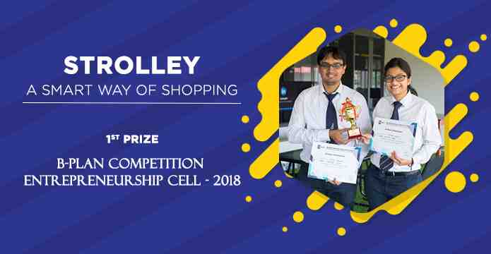 Inspirians bags 1st position at B-Plan Contest for their Startup Idea