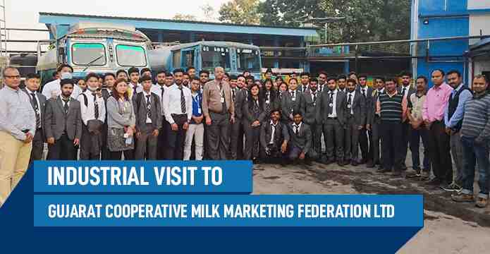 Inspiria's Industrial visit to Gujarat Cooperative Milk Marketing Federation Ltd