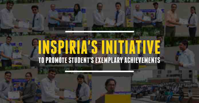 Inspiria's initiative to promote Student's exemplary achievements