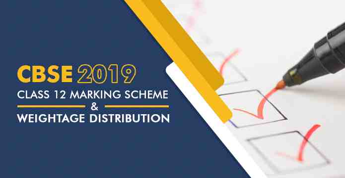 Marking Scheme For CBSE Class 12th Board Exam 2019 Pattern & Weightage