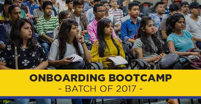 Onboarding Bootcamp - Batch of 2017