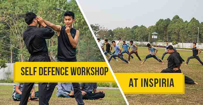 Self Defence Workshop at Inspiria, Siliguri