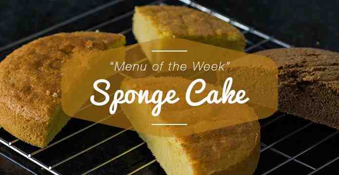 Spongecake | Inspiria Weekly Menu