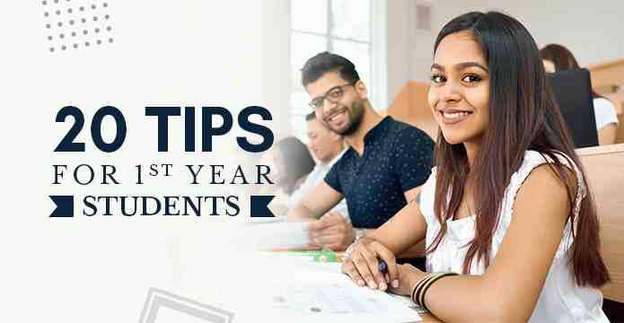 20 Tips For First-Year College Students