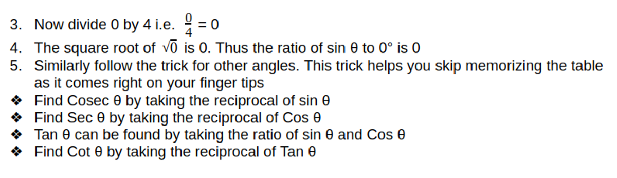 trigonometry