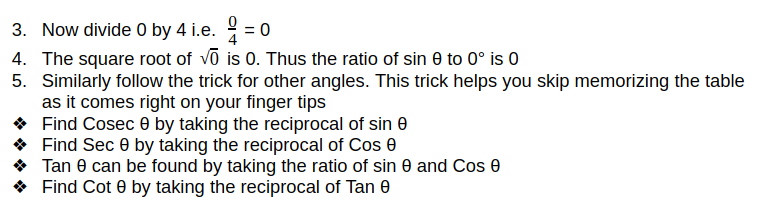 trigonometry