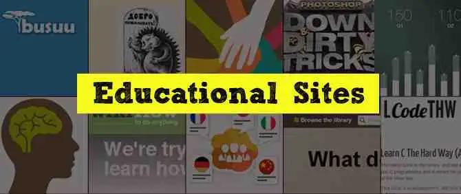 Ultimate List of Educational Websites