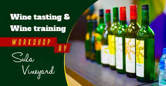 Wine tasting & wine training workshop by Sula vineyard