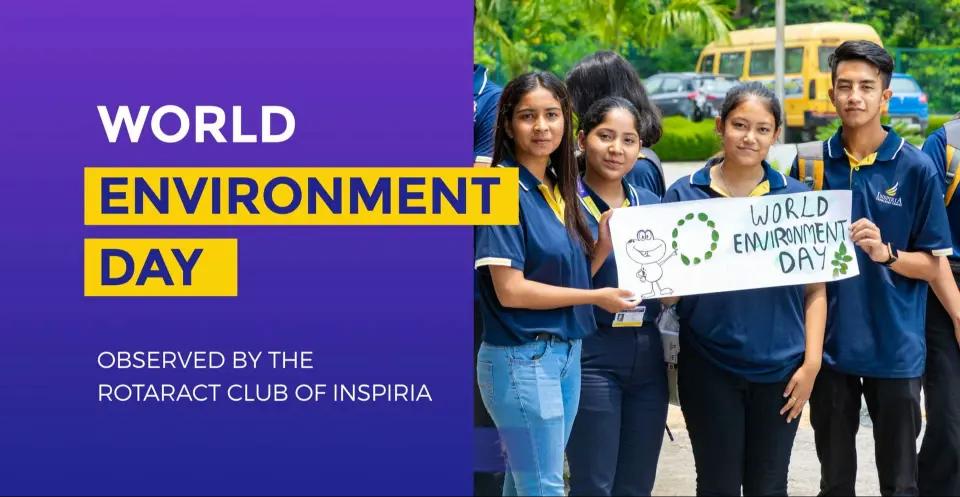 World Environment Day observed by the Rotaract Club of Inspiria Knowledge Campus