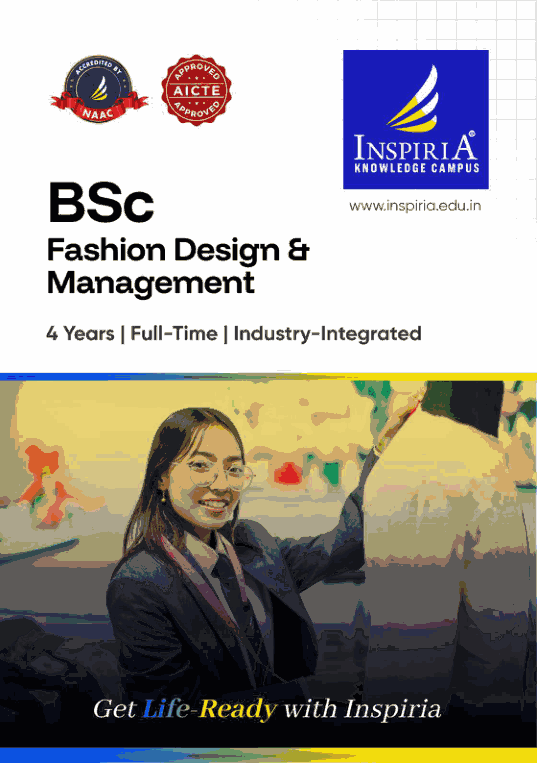 B.Sc in Fashion Design & Management programme brochure