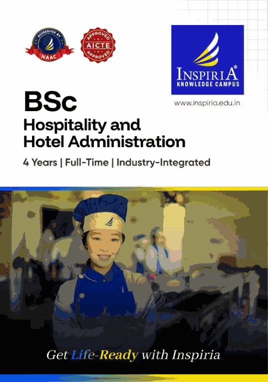 B.Sc in Hospitality and Hotel Administration programme brochure