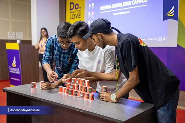 Students indulging in games in Boothcamp