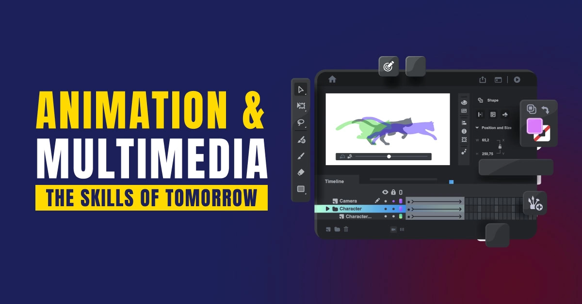 Animation and Multimedia Courses for 12th