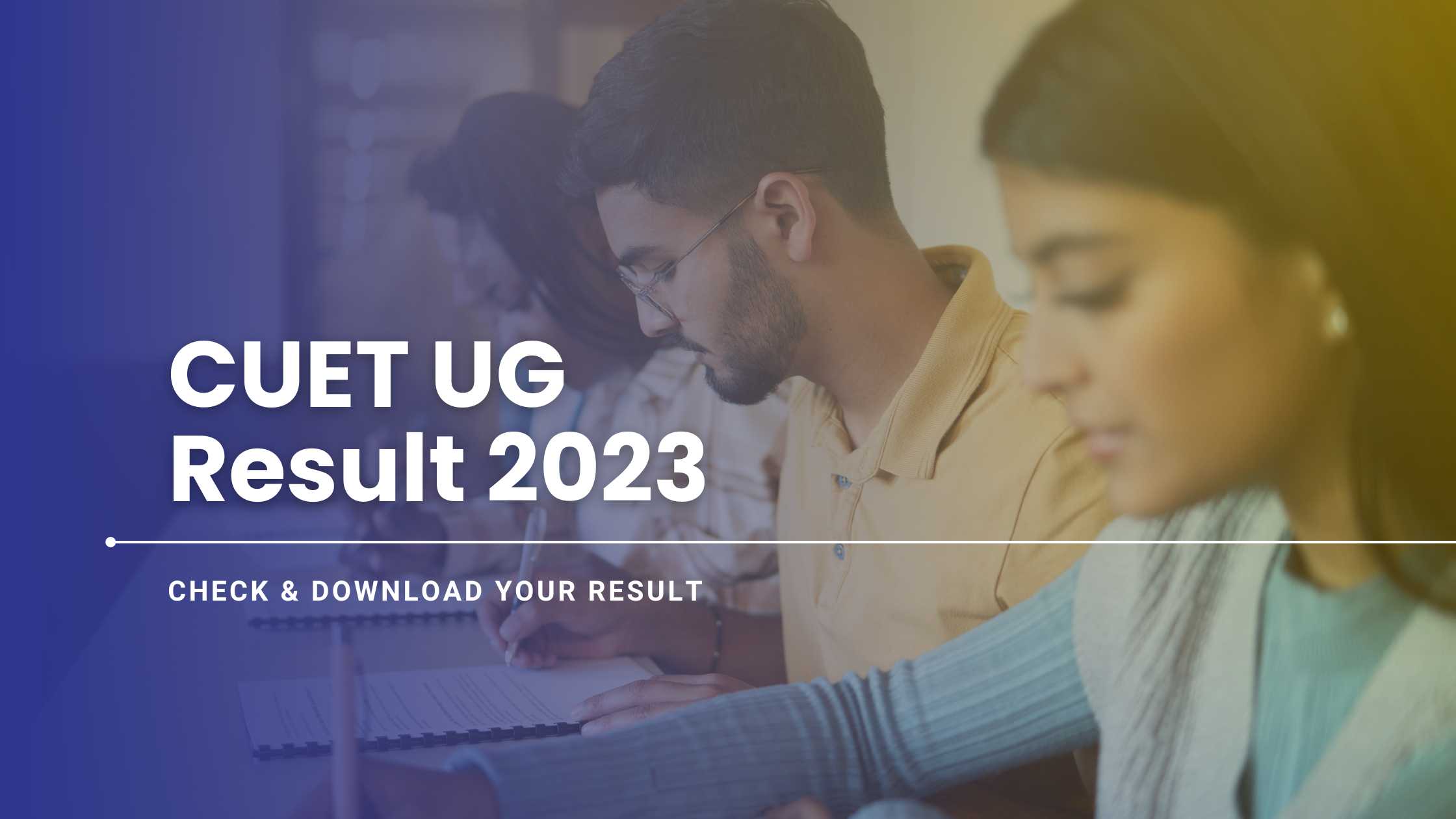 Feature image for CUET UG resut 2023