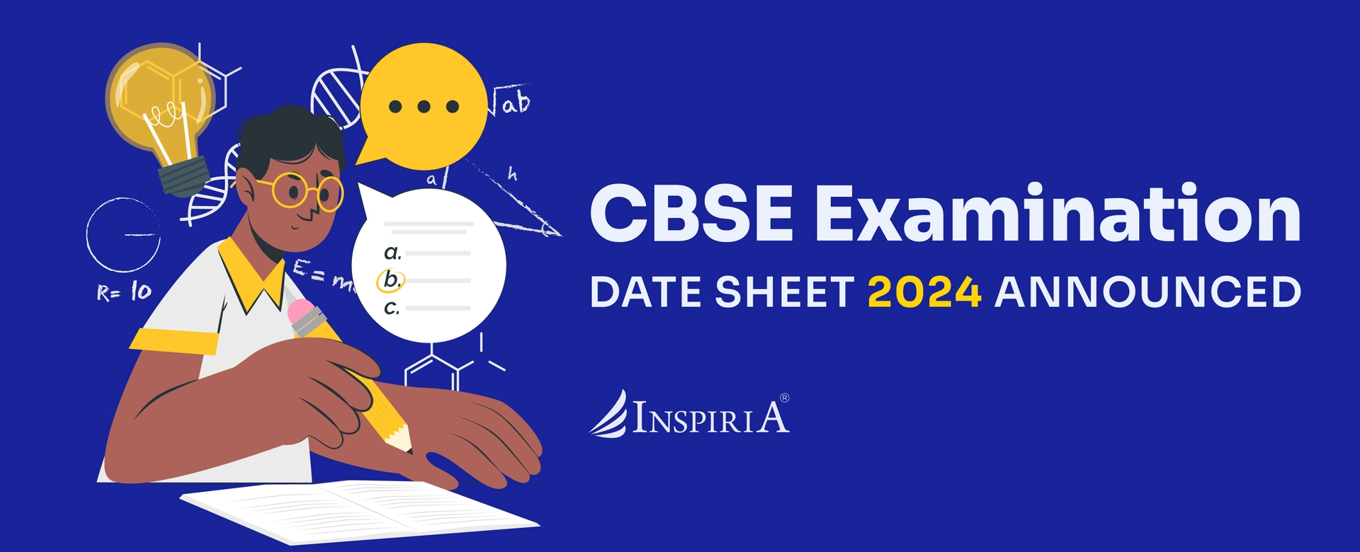CBSE 2024 Examination Date Sheet Announced
