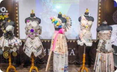 Newspaper Couture Challenge