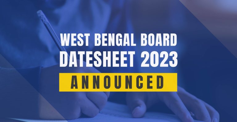 WB High secondary datesheet 2023