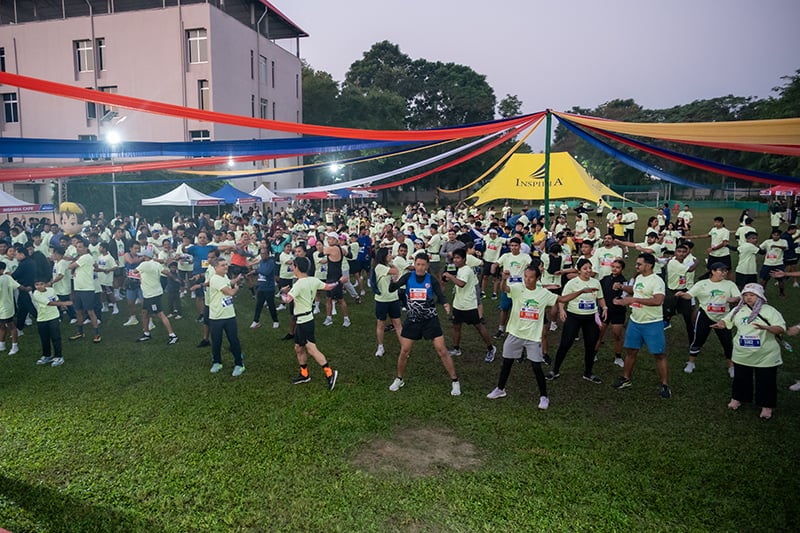 The energy and celebration of the Inspiria YouthRun carnival